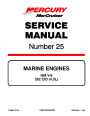 Mercury-MerCruiser GM V6 262 CID 4.3L Marine Engines Service Manual Number 25 Sections 1-3 page 1