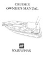 1987-1992 Four Winns 235 265 285 315 325 365 Cruiser Owners Manual page 1