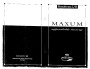 Maxum Stern Drive Runabout Boat Owners Manual page 1